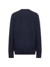 Blue extra fine merino wool Conan cardigan