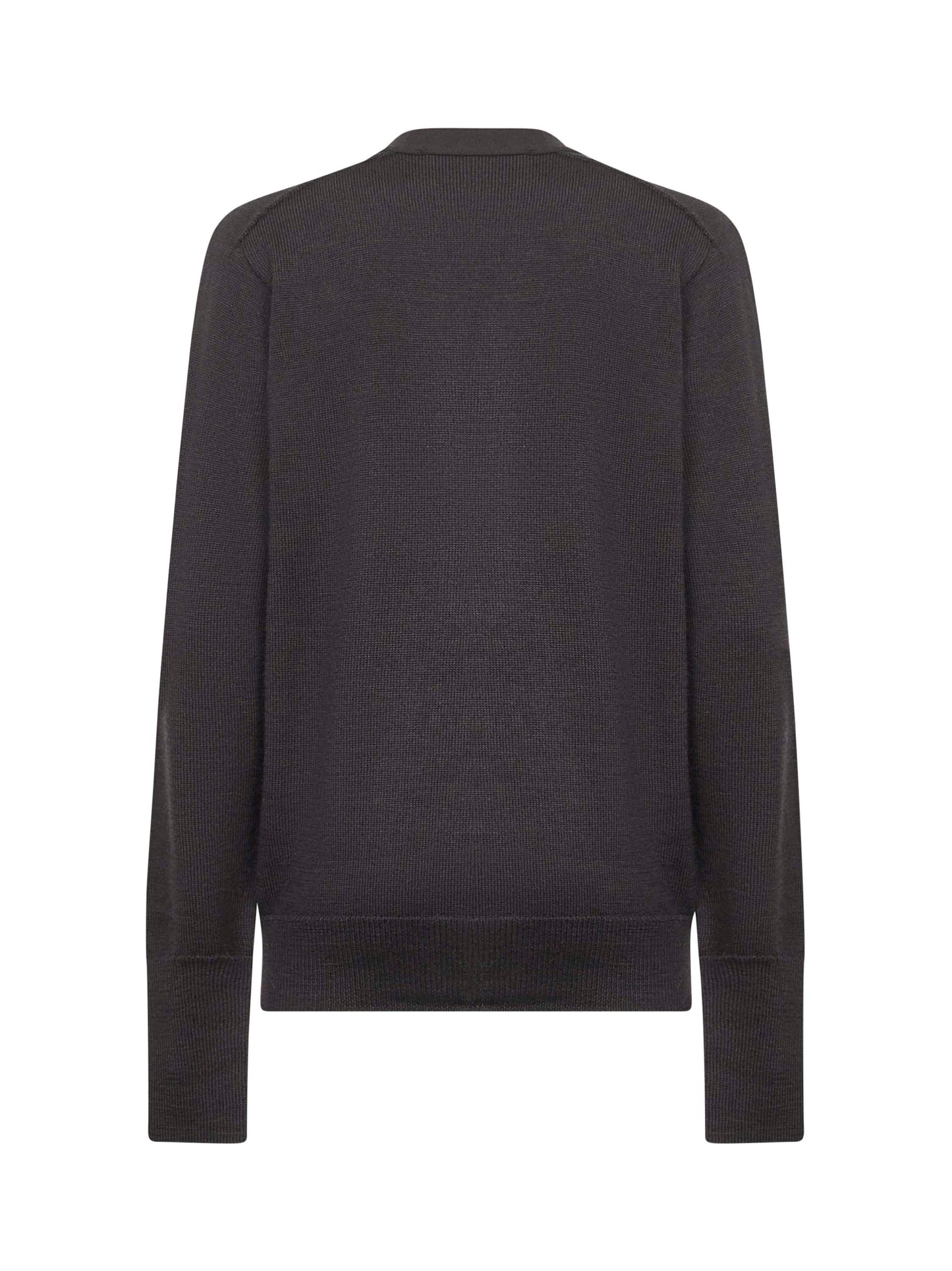 Brown extra fine merino wool Conan cardigan