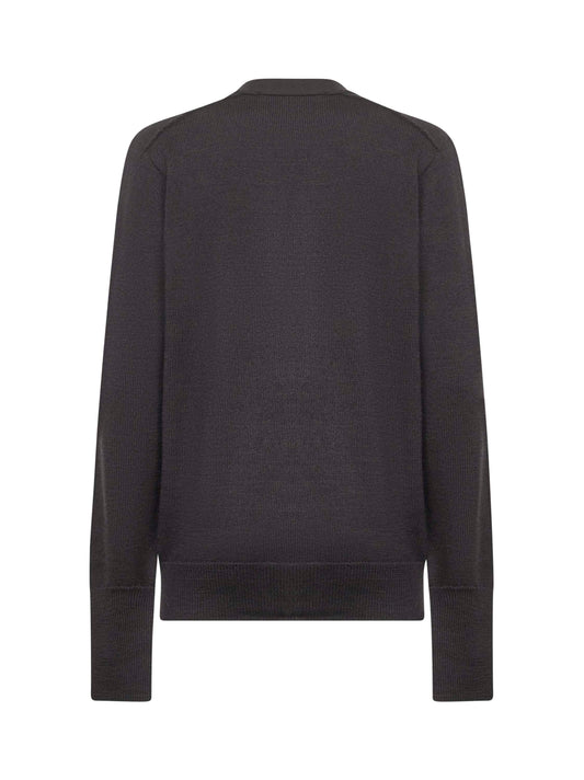 Brown extra fine merino wool Conan cardigan