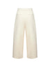 Cream cotton twill Dordoni trousers