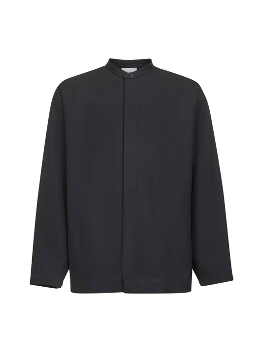Black technical wool Karst shirt