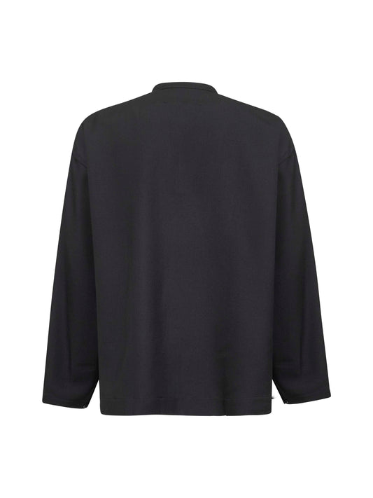 Black technical wool Karst shirt