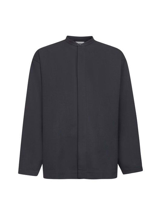 Camicia Karst in lana tecnica grigia