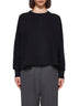 Long-sleeve jersey sweater