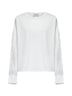 Long-sleeve jersey sweater