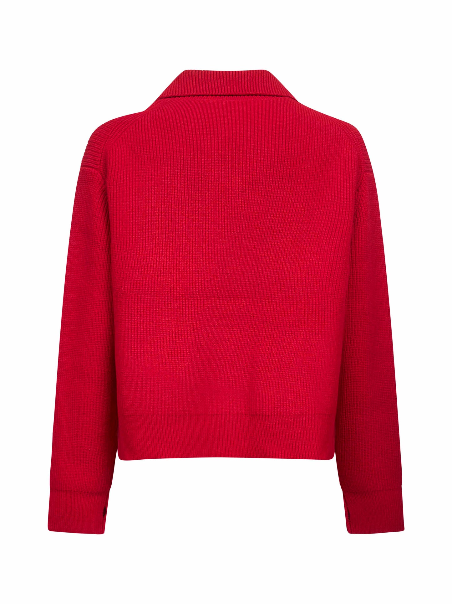 Maglia Nash in lana merino rossa