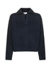 Blue merino wool Nash sweater<BR/>