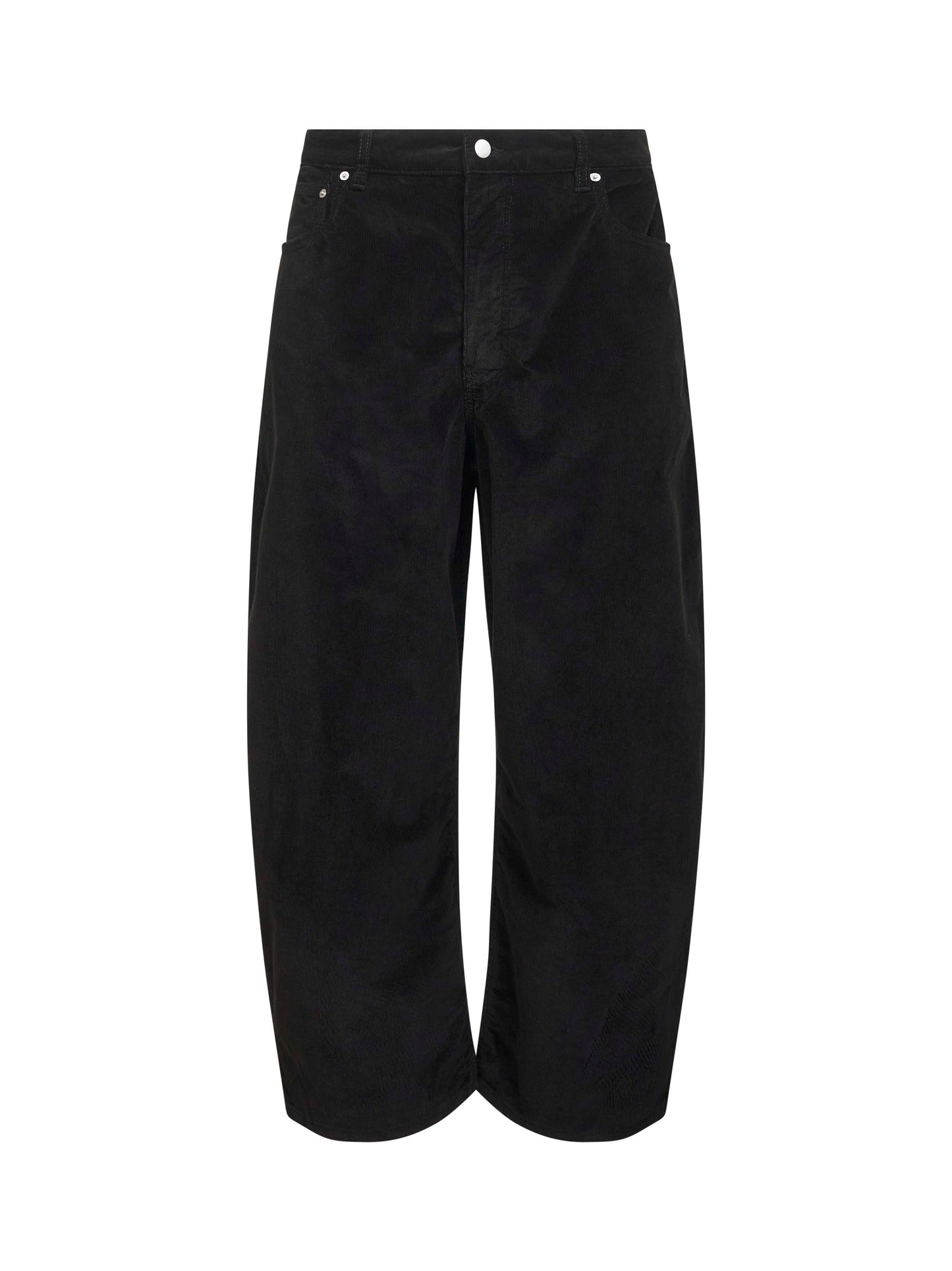 Black Paolo corduroy trousers
