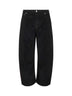 Black Paolo corduroy trousers