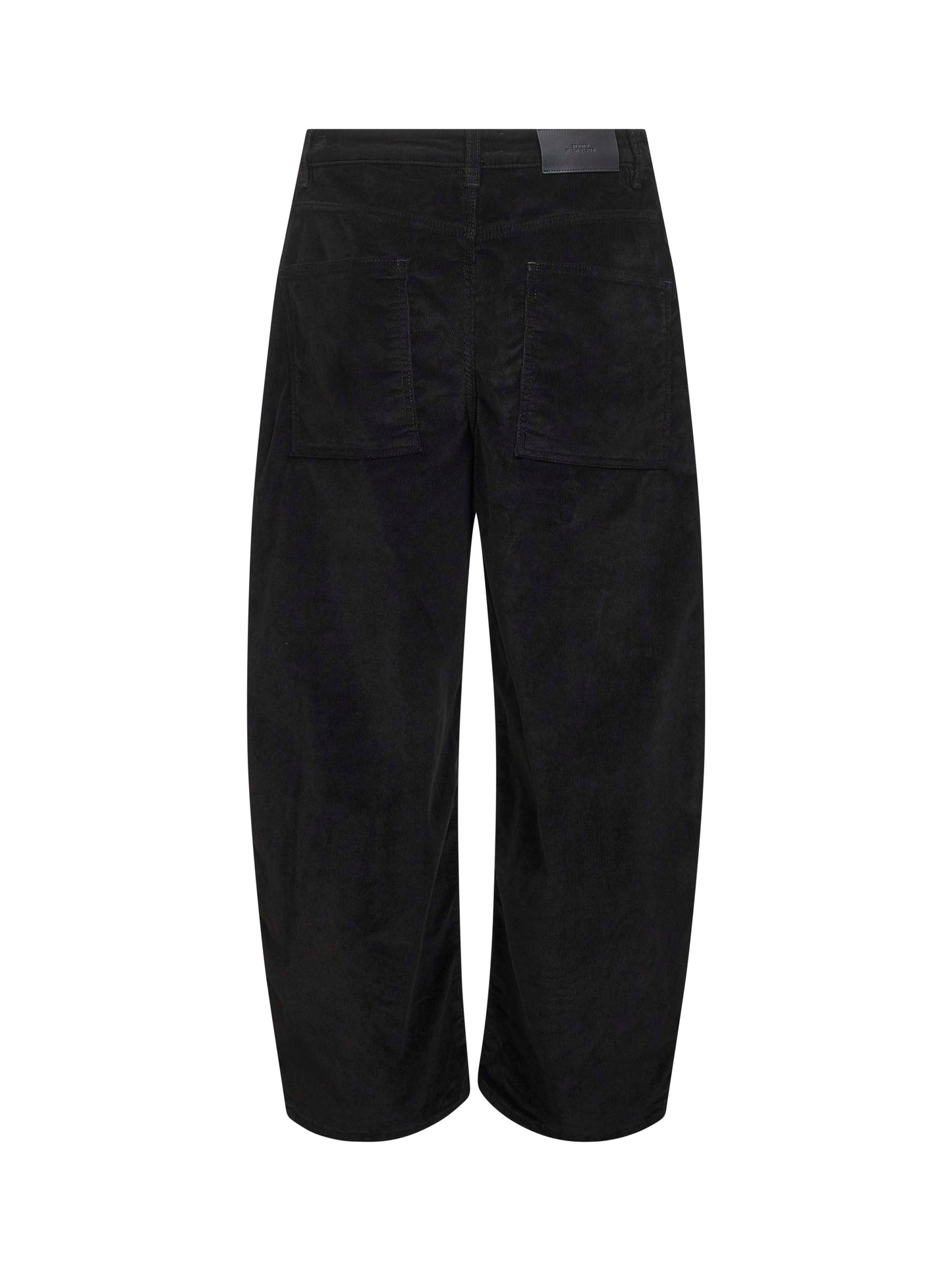 Black Paolo corduroy trousers