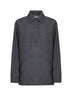 Camicia Pinole in lana grigio melange