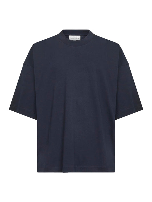 Blue cotton jersey Piu T-shirt