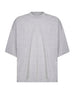 Grey cotton jersey Piu T-shirt