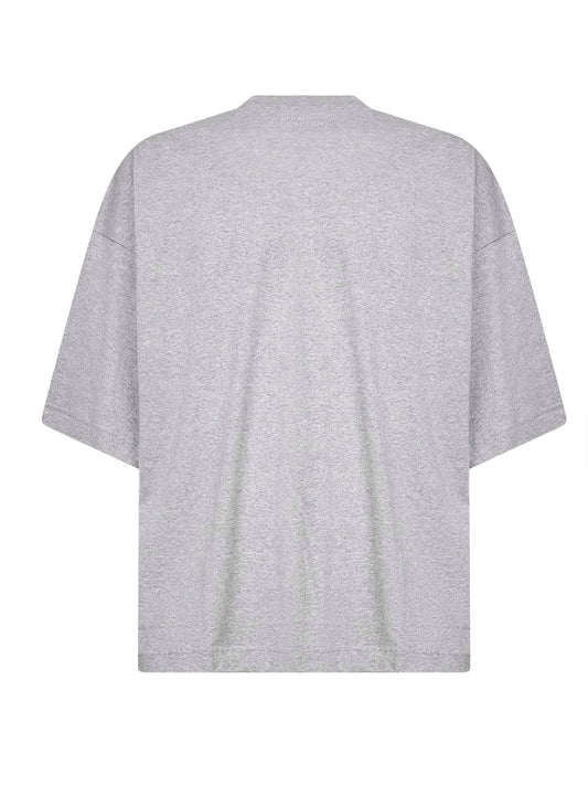 Grey cotton jersey Piu T-shirt
