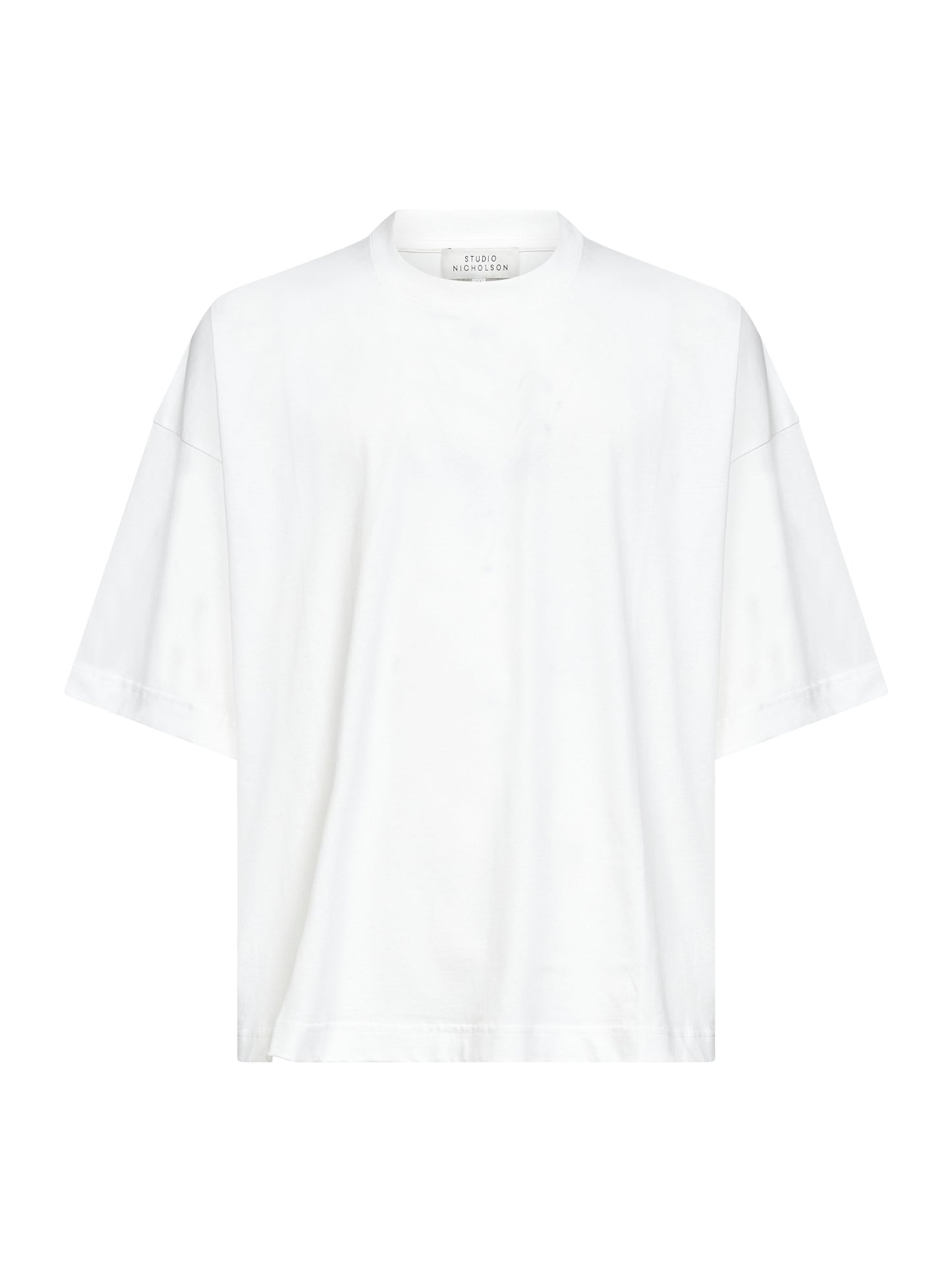T-shirt Piu in jersey di cotone bianco