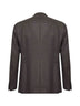 Brown jacquard wool Montecarlo double-breasted blazer
