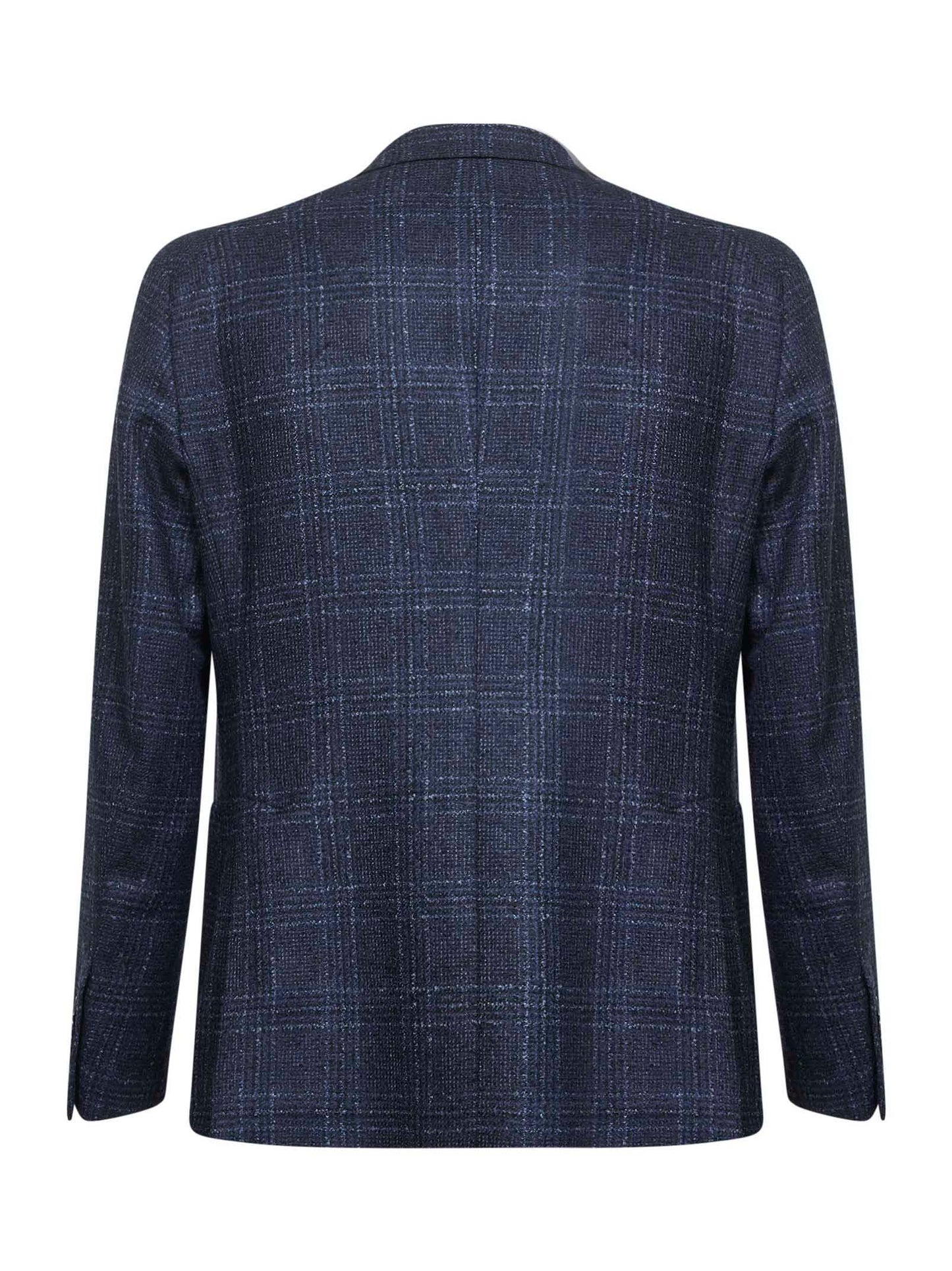 Blue Prince of Wales Montecarlo single-breasted blazer