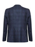 Blue Prince of Wales Montecarlo single-breasted blazer