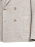 Beige jersey Montecarlo double-breasted blazer