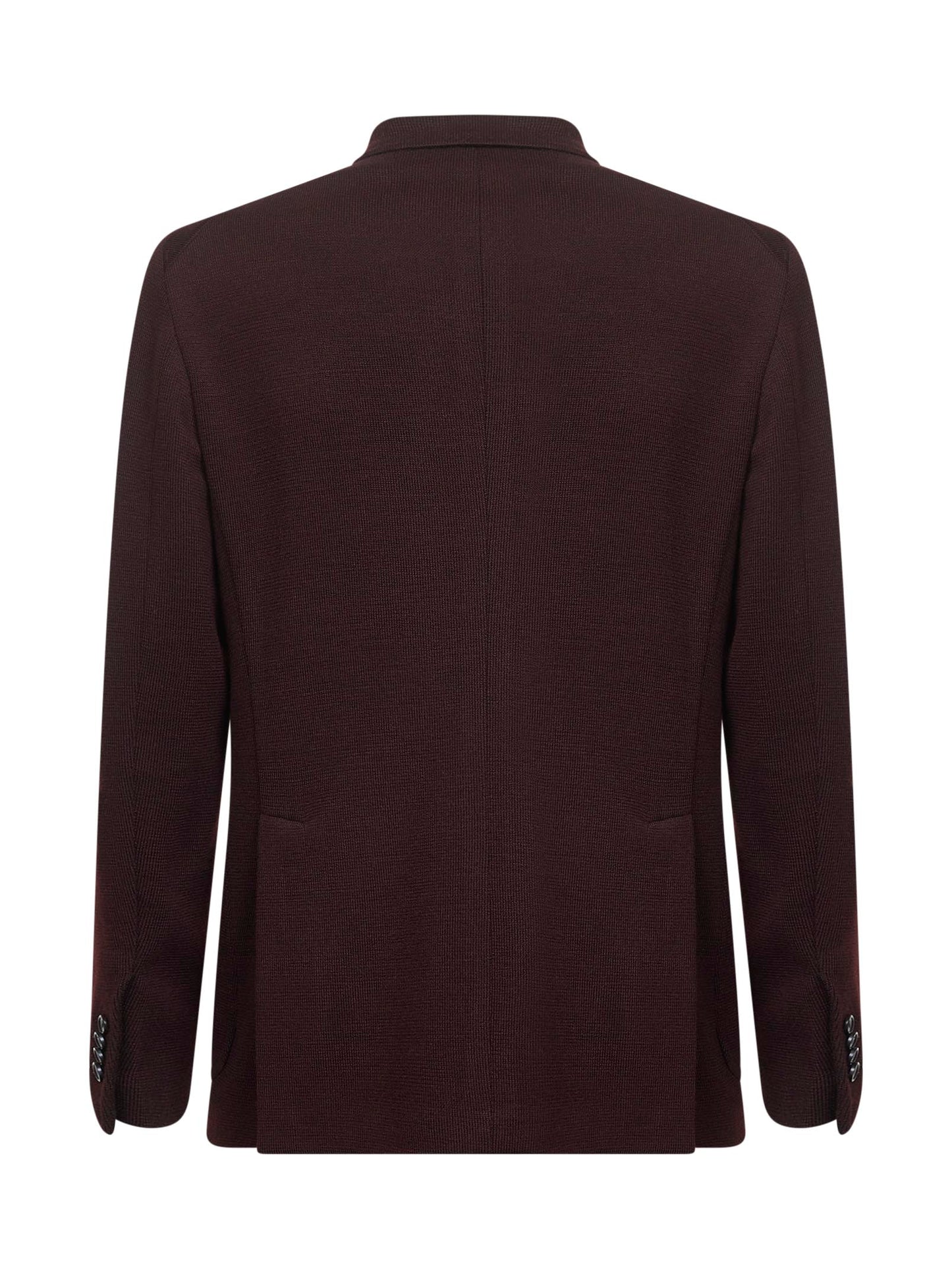Brown jersey Montecarlo double-breasted blazer