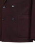 Brown jersey Montecarlo double-breasted blazer