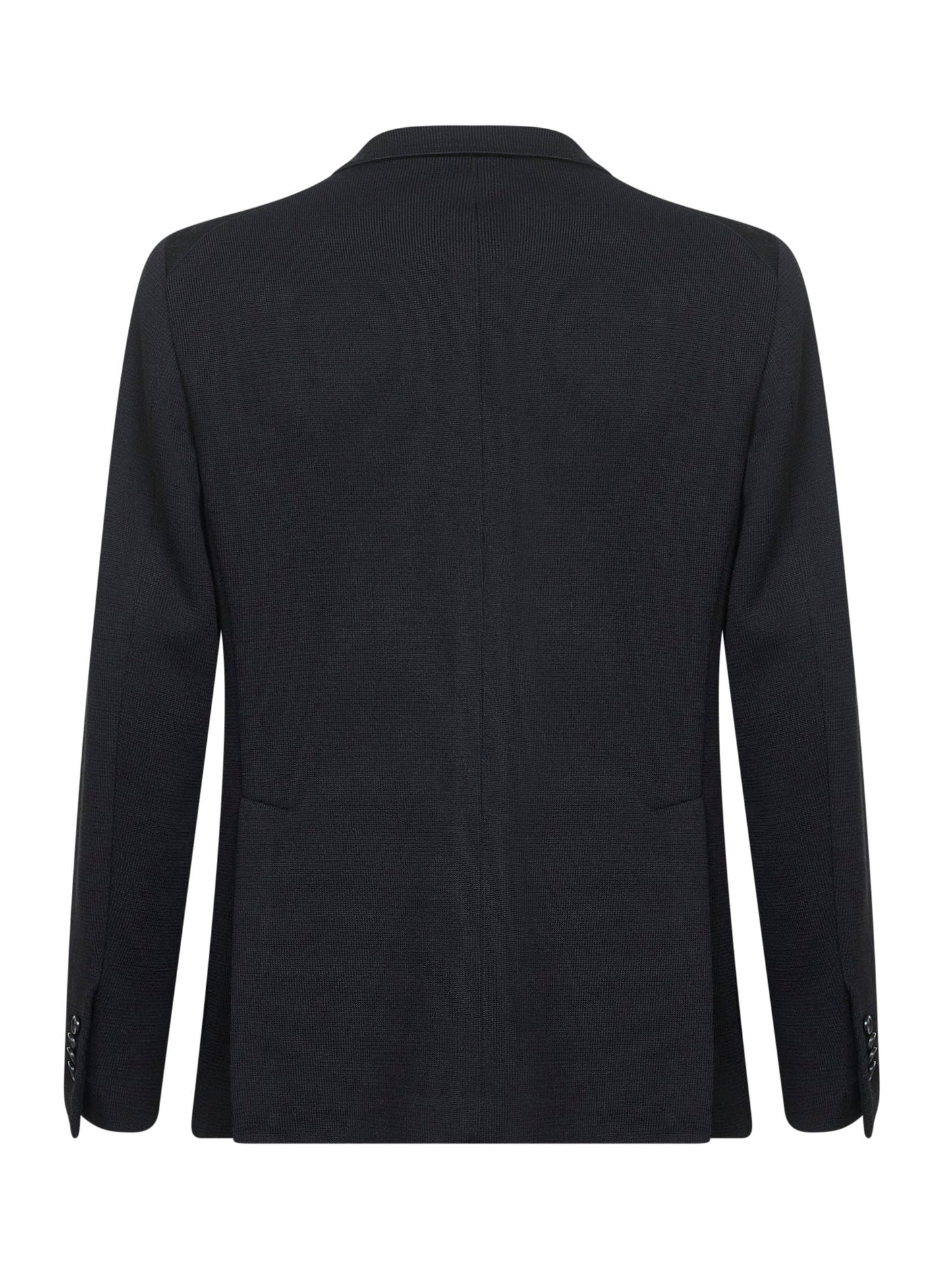 Black jersey Montecarlo single-breasted blazer