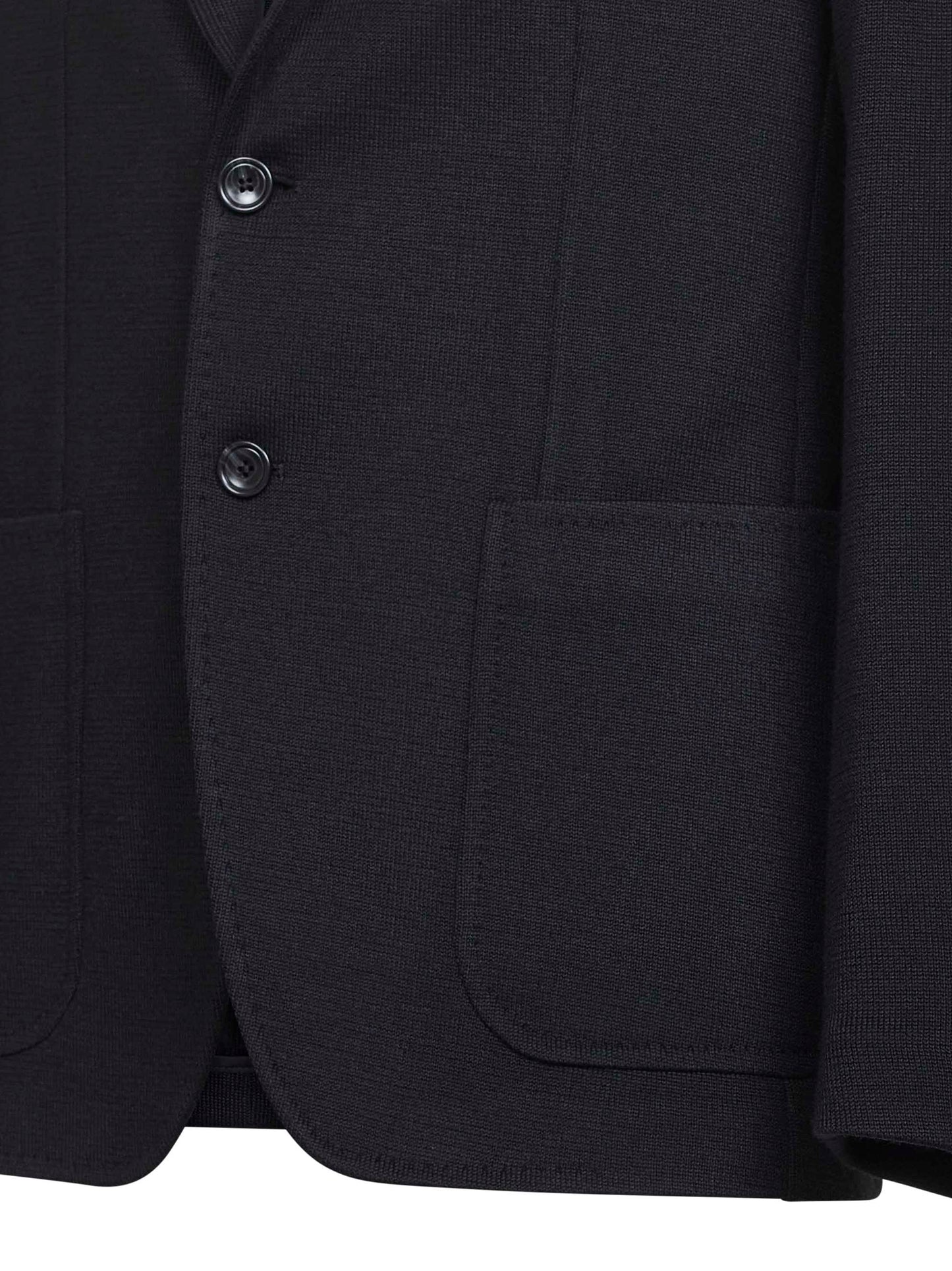 Black jersey Montecarlo single-breasted blazer