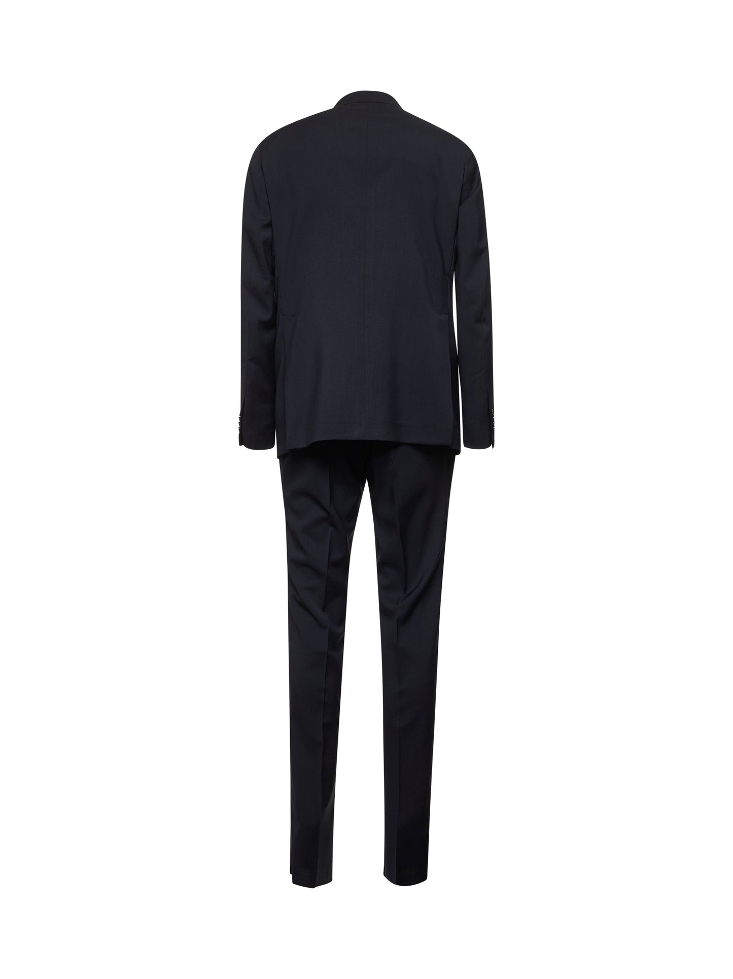 Blue virgin wool Vesuvio double-breasted suit