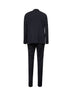 Blue virgin wool Vesuvio double-breasted suit