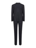 Blue stretch wool Vesuvio double-breasted suit