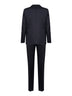 Dark blue virgin wool single-breasted suit