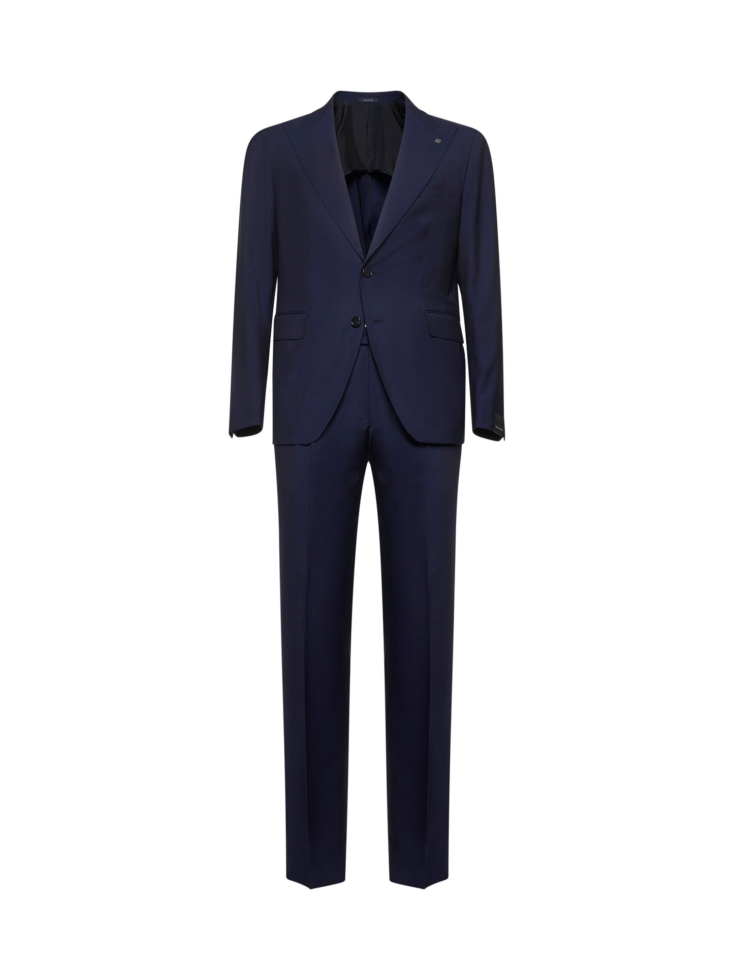Blue virgin wool Vesuvio single-breasted suit