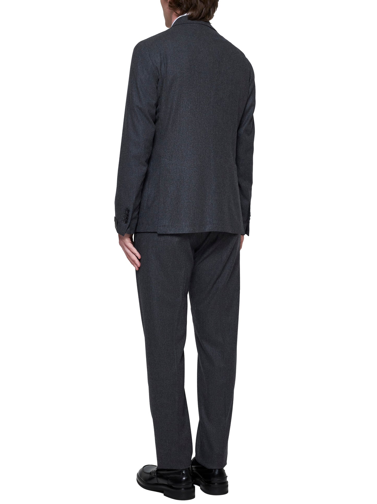 Single-breasted wool suit