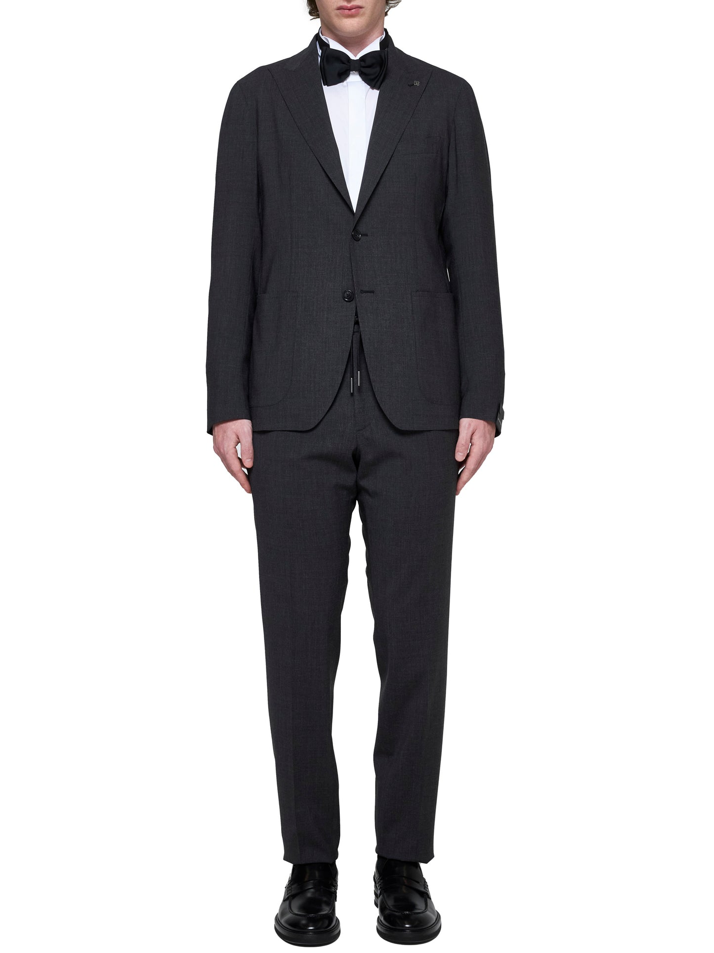 Single-breasted wool suit