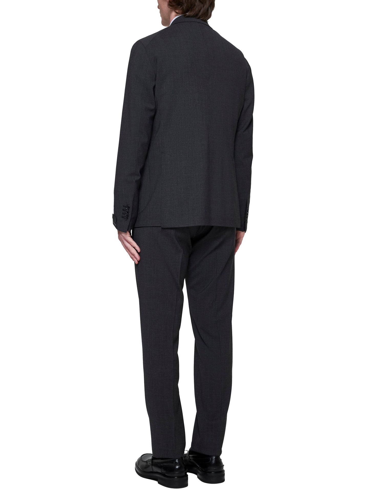Single-breasted wool suit