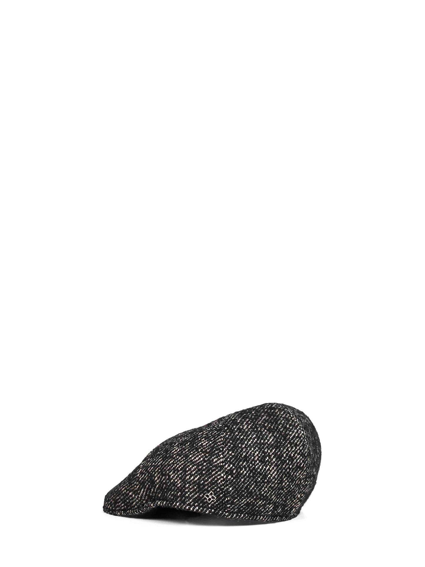 Flecked virgin wool blend Donald flat cap
