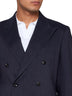 Linen and wool-blend double-breasted blazer
