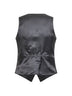Gilet Giselle gessato con micro paillettes grigio