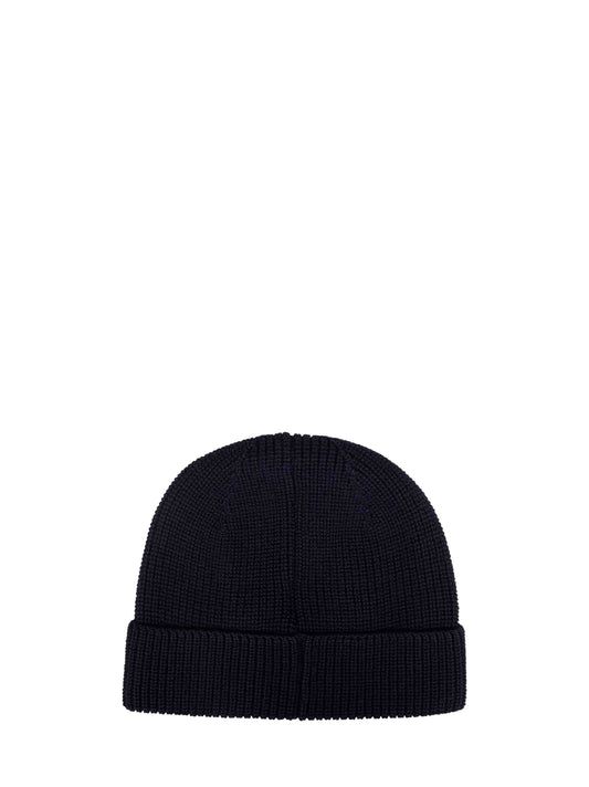 Blue merino wool knit Grouse beanie