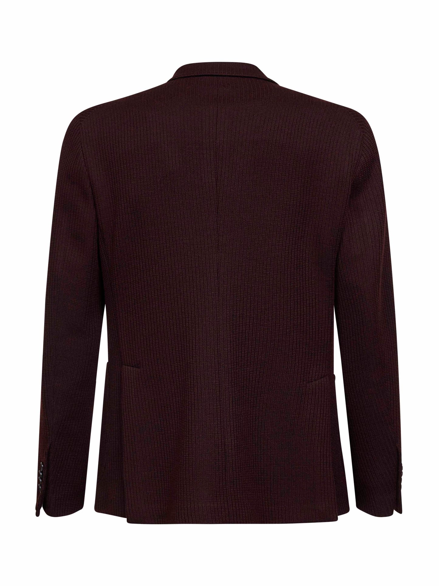 Wine barré jersey double-breasted balzer