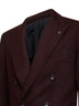 Wine barré jersey double-breasted balzer