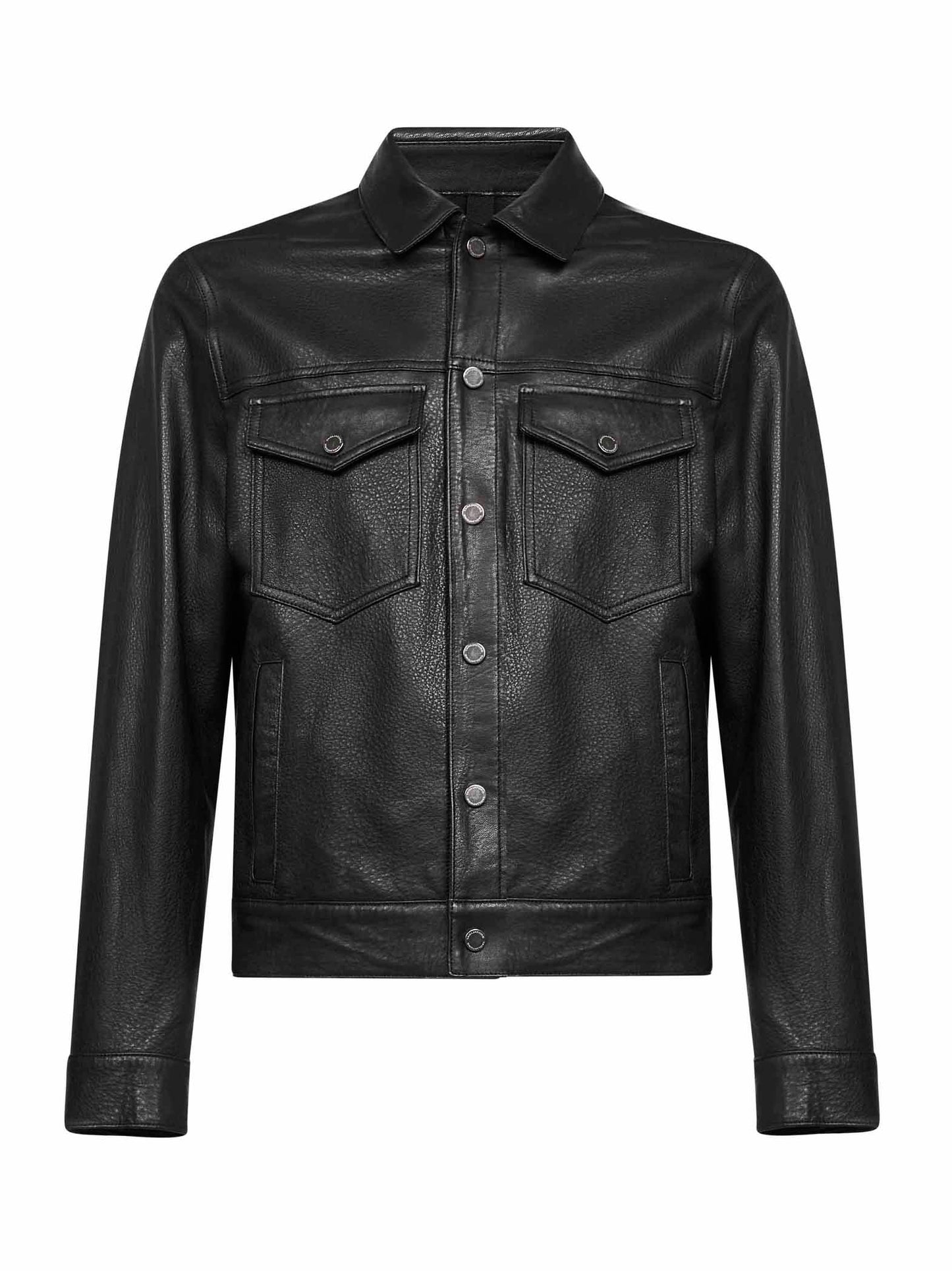 Black lambskin jacket