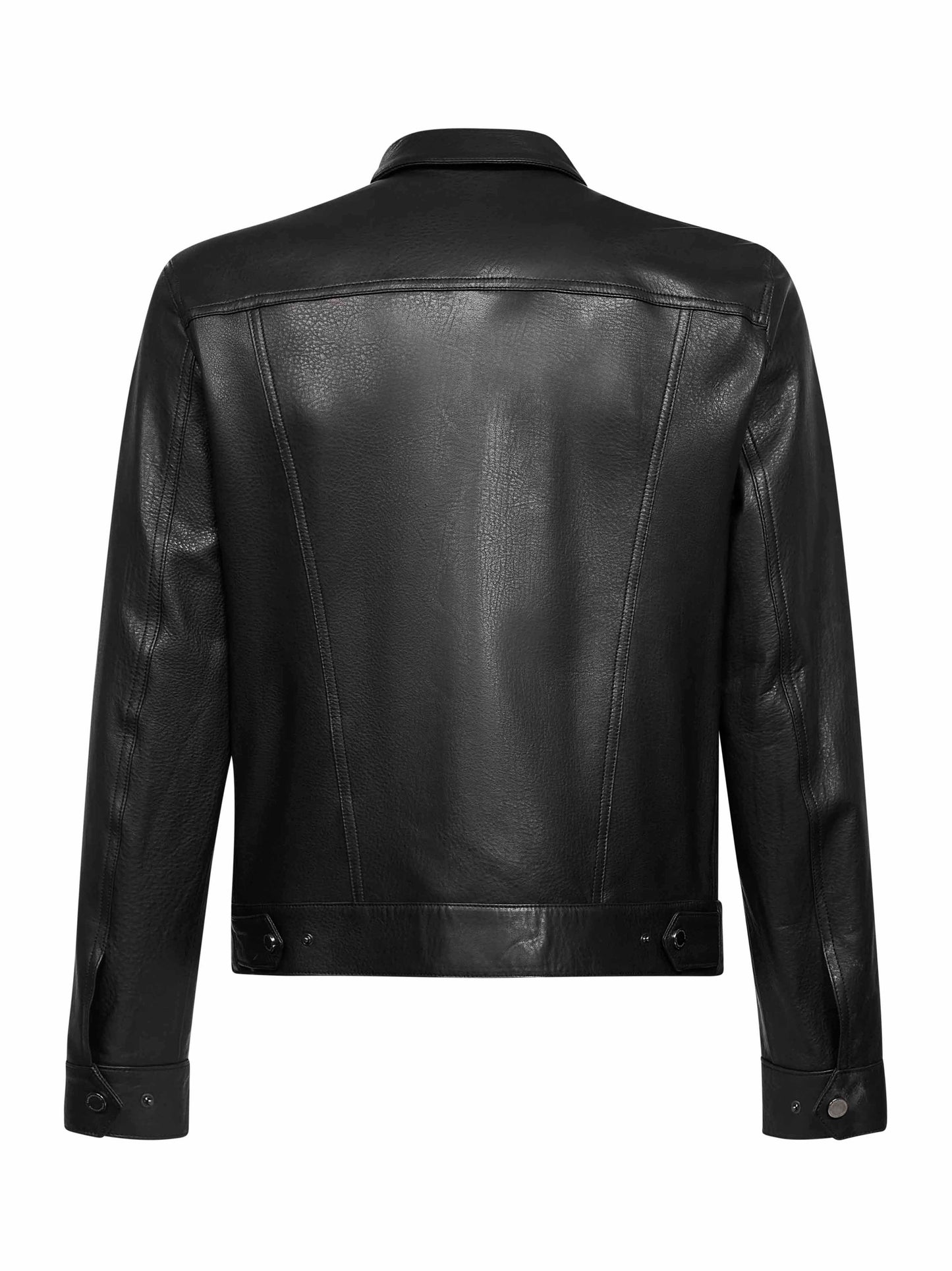 Black lambskin jacket