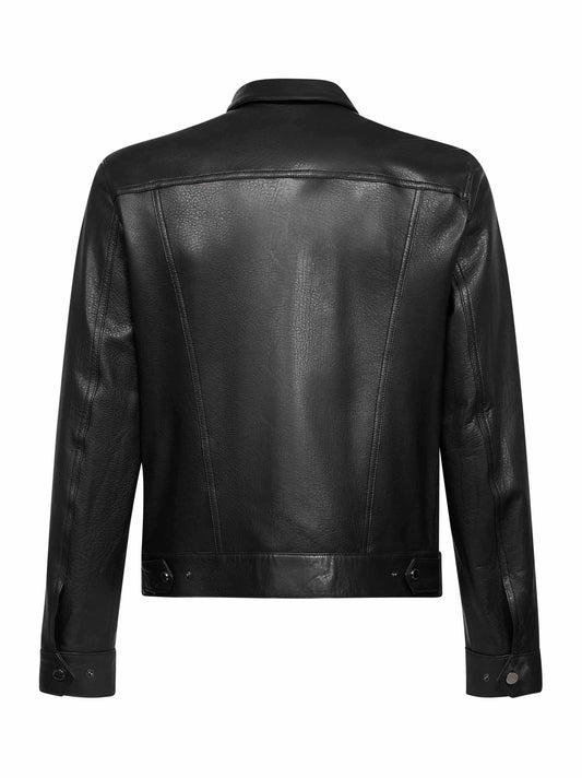 Black lambskin jacket