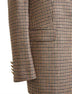 Brown houndstooth wool blend Bertha blazer