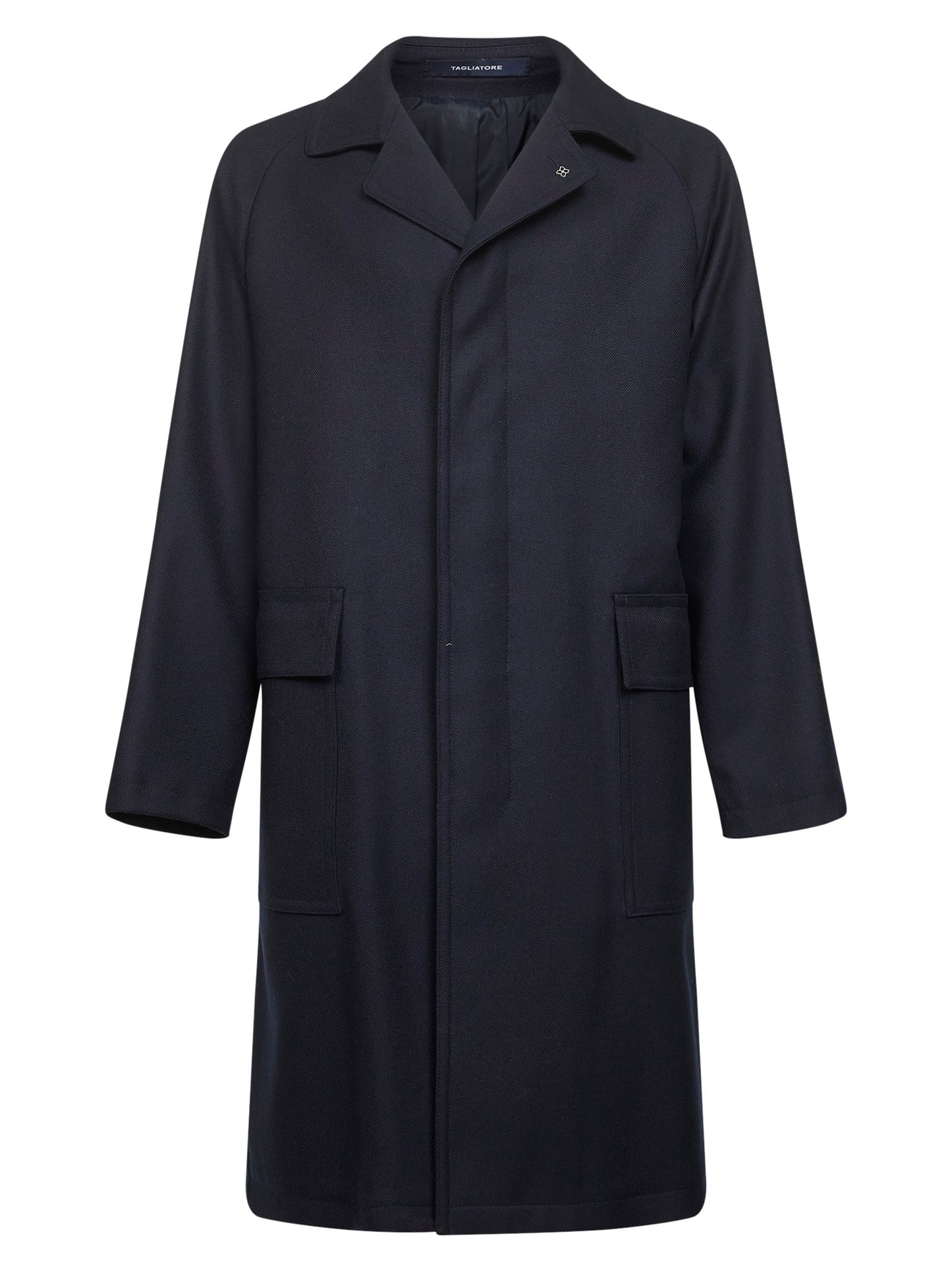 Blue virgin wool Loyd coat