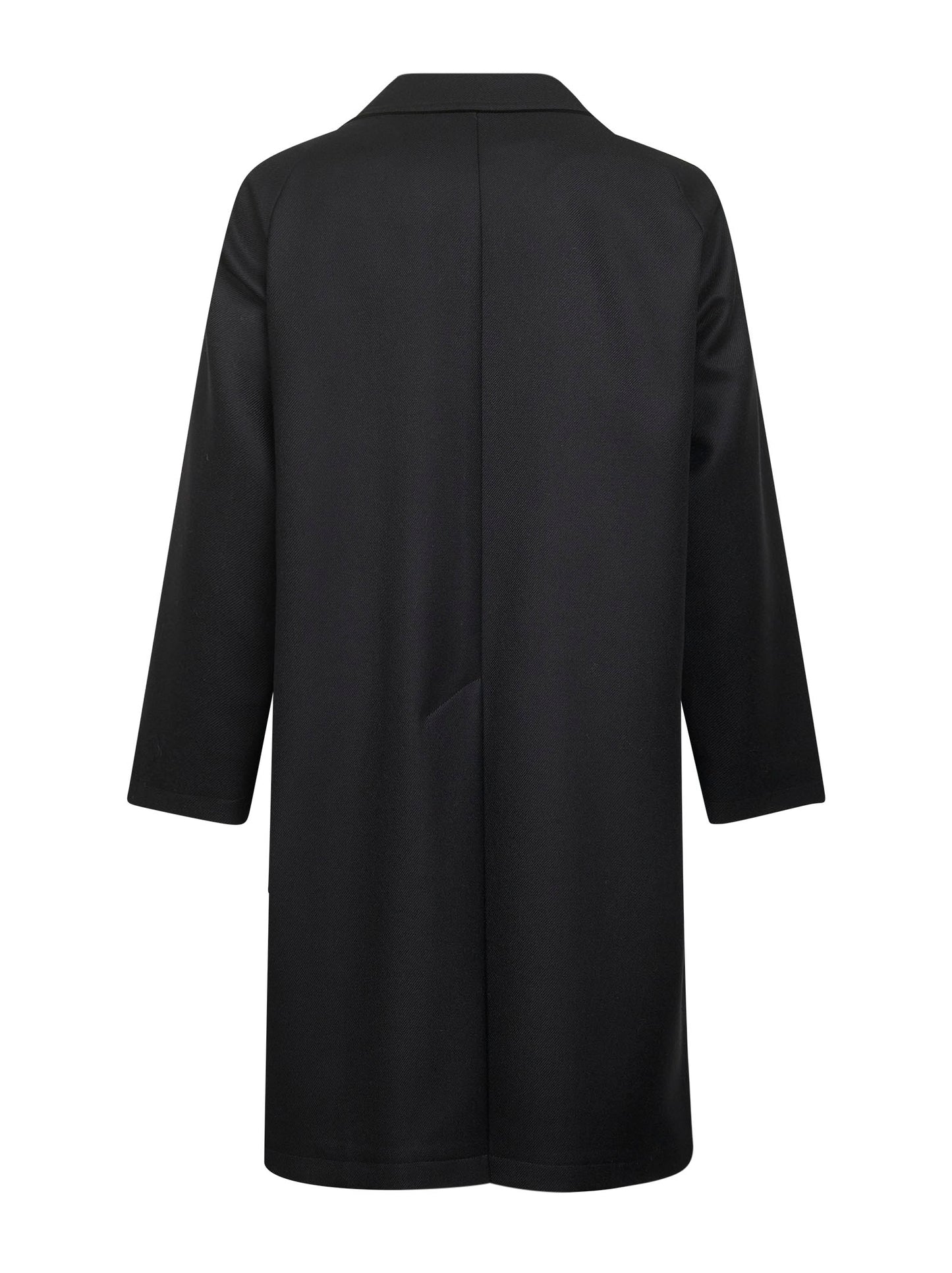 Black virgin wool Loyd coat
