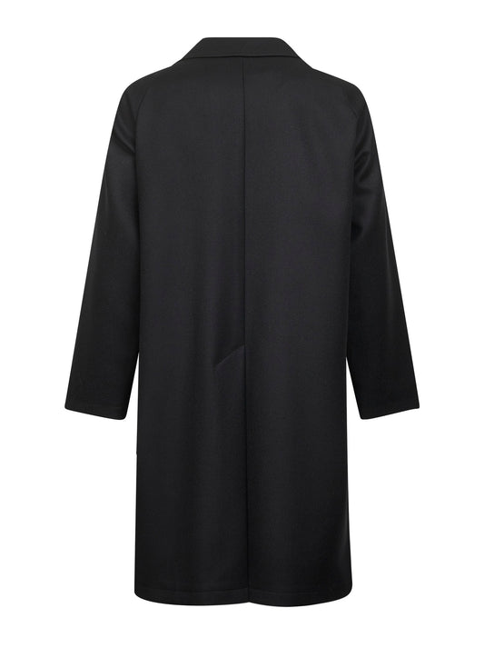 Black virgin wool Loyd coat