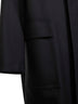 Black virgin wool Loyd coat