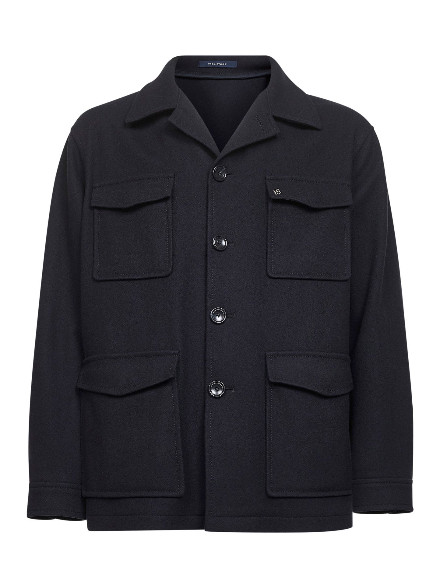 Blue wool and cashmere blend Milton jacket